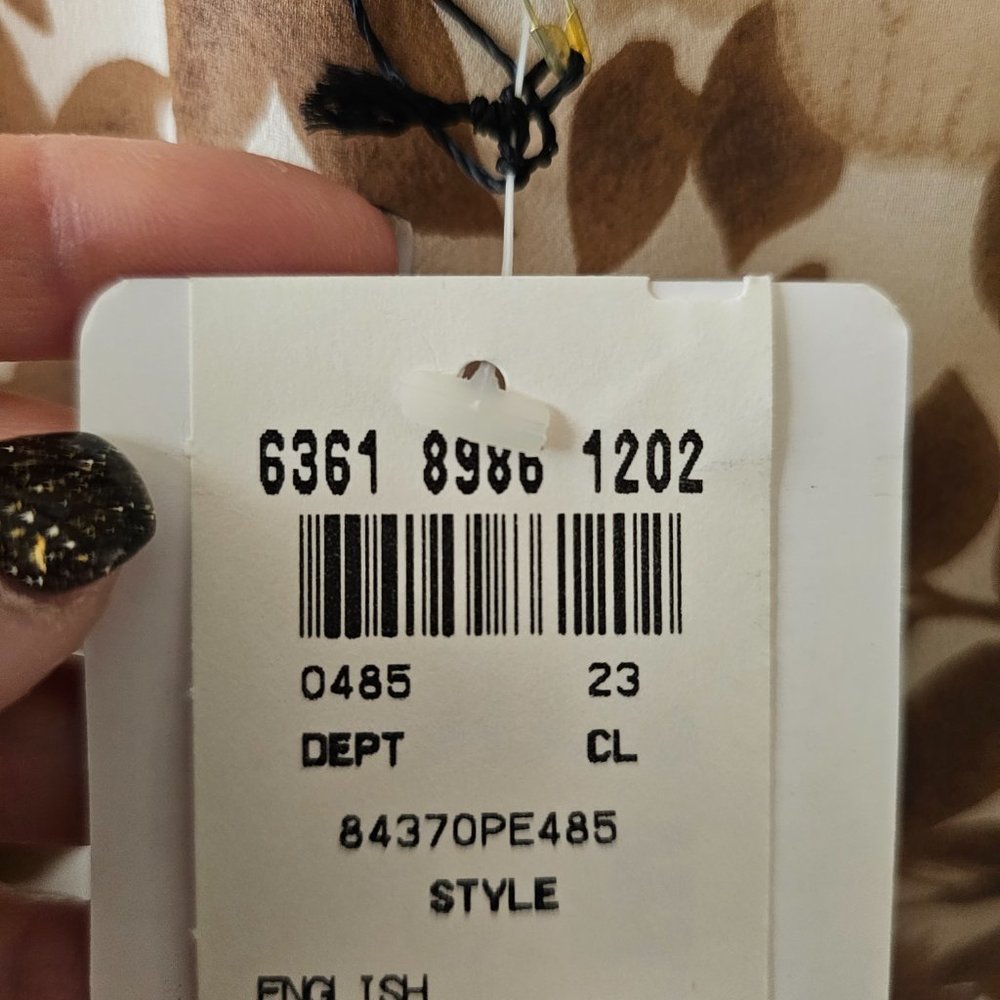 NWT INC International Concepts Petite Long Sleeveless Floral Dress - size 6P - Picture 5 of 5